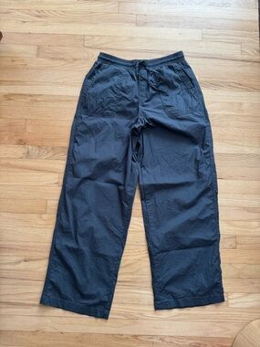 Pact Women's Organic Stretch Poplin Wide Leg Pant - Steel Blue